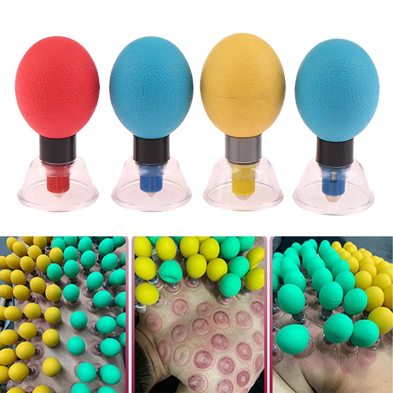 

1PC Anti Cellulite Massage Vacuum Cupping Cups Rubber Head Chinese Cupping Magnetic Therapy Face Body Suction Cup Cans