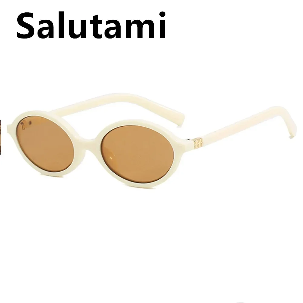Vintage kleine ovale Leoparden-Sonnenbrille in Schwarz für Damen, neue Modemarke, Farbverlauf, elegante Y2K-Sonnenbrille, Damen-Hip-Hop-Sonnenbrille