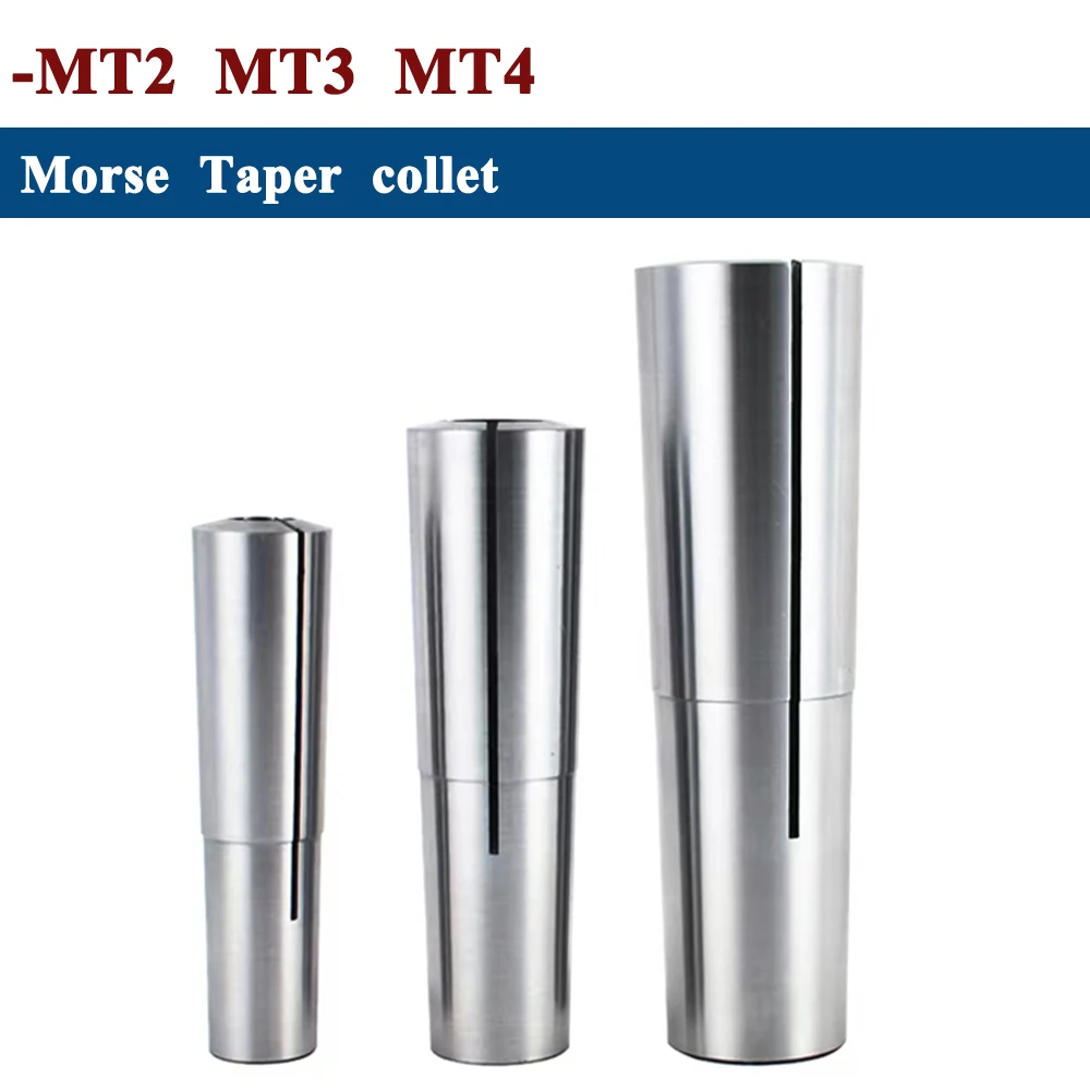 1PCS MT2 MT3 MT4 collet chuck D3 4 5 6 8 10 12 14 16 18 20mm morse taper cone spring collet thread M10 M12 M16 clamp tool