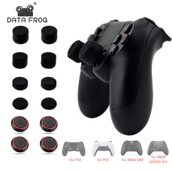 DATA FROG 8pcs Silicone Thumb stick Grips Cap Cover For PS4/PS5 Thumb Grip Protective Cap For Xbox Series X/S Controller