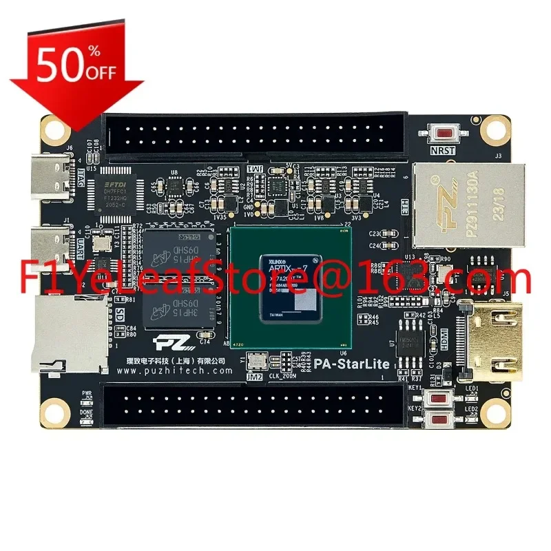 Som Friendly Artix 7 A735T Small Size Xilinx Fpga Board For Beginner MIPI Gigabit Ethernet On-board JTAG Donwnloader