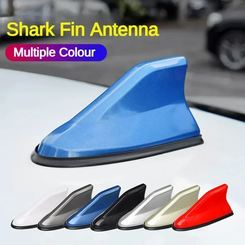 Car Shark Fin Antenna Second Generation Antenna Tail Modification Special with Signal Radio Antenna Decorative Hole-free