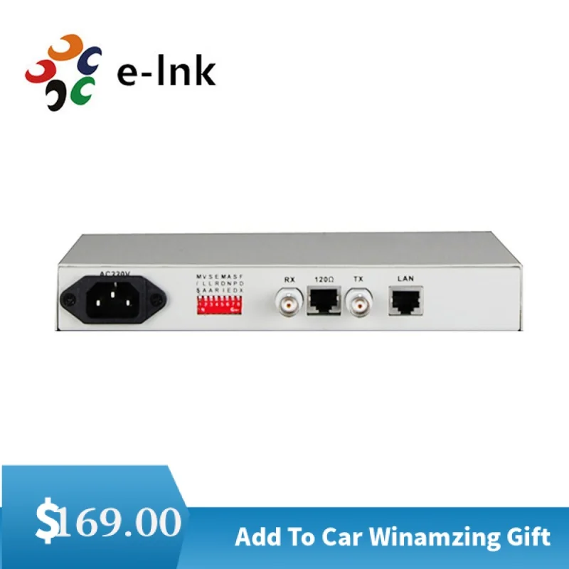 

Unframed E1 to IP Ethernet Converter