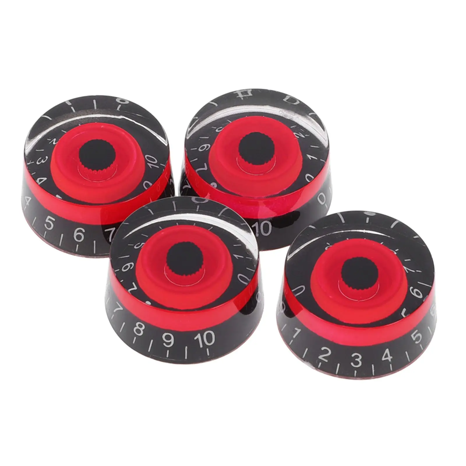 

4 Pcs Acrylic Knob for Guitar Electric Control Amplifier Suitable Amp Effect Pedal Durable Long Lasting Fits Shaft Import