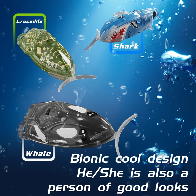 

S21 RC Mini Boat 2.4G Dual Motors Remote Control Ship Electric Water Motorcycle Model Toys with LED Light for Children's Gift
