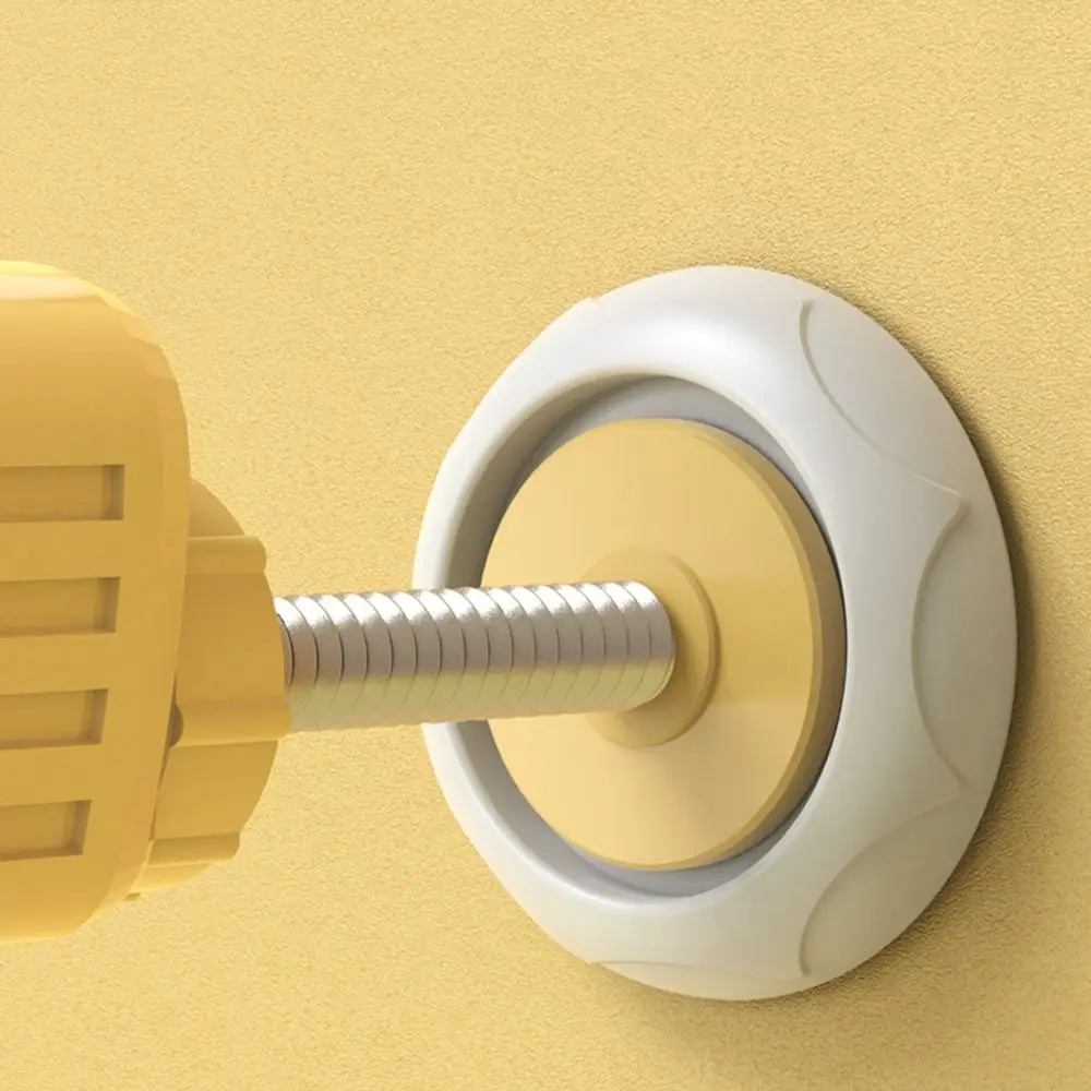 แผ่นกันกระแทกผนังซิลิโคน ปลอดภัย ไม่ต้องเจาะ แผ่นกันกระแทกประตูรั้วแบบพกพา อุปกรณ์เสริมรั้วประตู แผ่นกันกระแทกผนัง