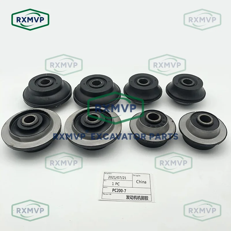 Hot sale Engine Mounting Engine Systems Parts Mounting Rubber Cushion Feet Bumper for PC200-7 Excavator part