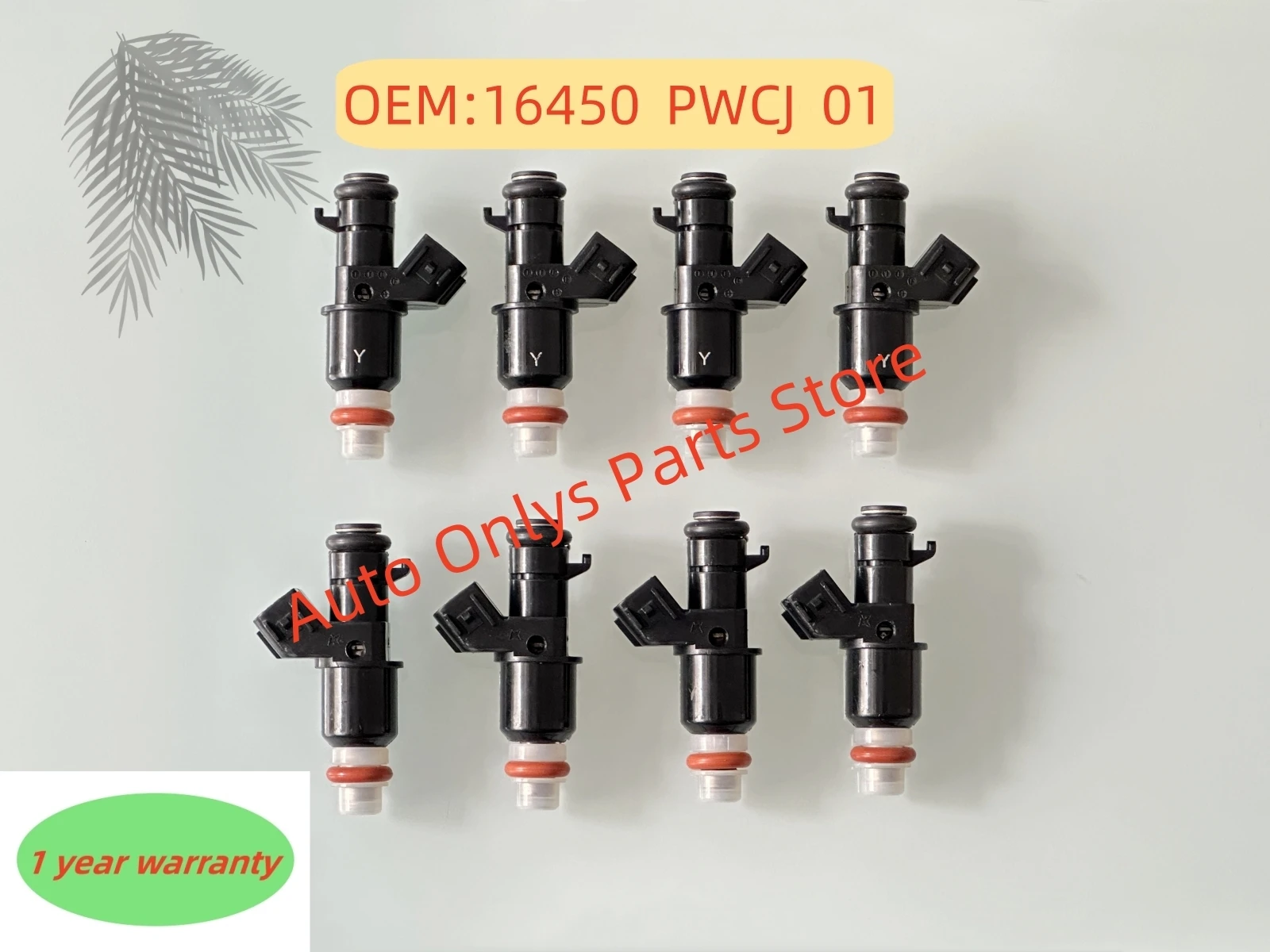 

8pcs 16450PWCJ01 16450-PWA-003 High quality Fuel Injector Nozzle 6 holes Auto Parts 16450-RNA-A01 For Honda Civic