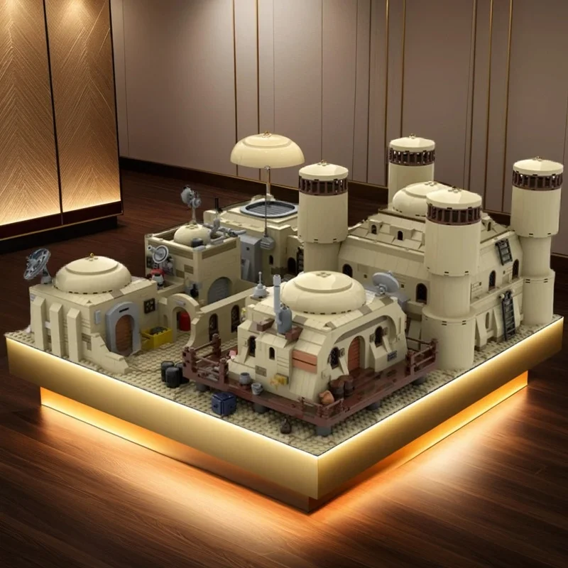 

3667PCS MOC Space Battle Desert Planet Mos Eisley Bundle Part 2 Model Display Assembly Building Blocks DIY Creative Gift Ideas