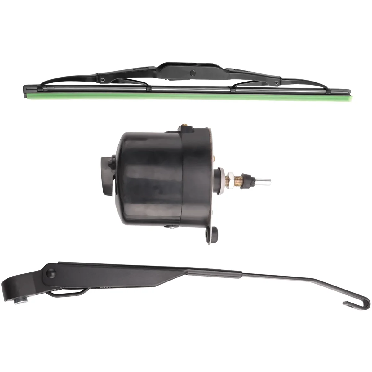 12V Universal Windscreen Wiper Motor with Arm and Blade for Willys Jeep Tractor 01287358 7731000001