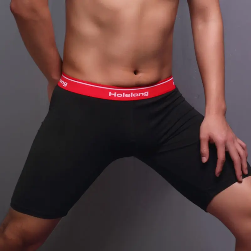 

U Convex Boxer Sissy Panties Gay Underpants Big Pouch Boxershorts Penile Hole Briefs Male Large Bag Underwear Men Pantaion Thong