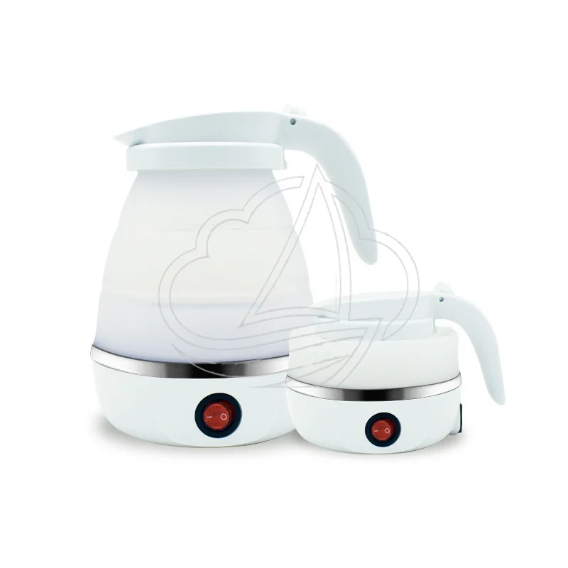 

Foldable Electric Kettle Portable Mini Collapsible Water Boiler Travel Outdoor Home Dorm