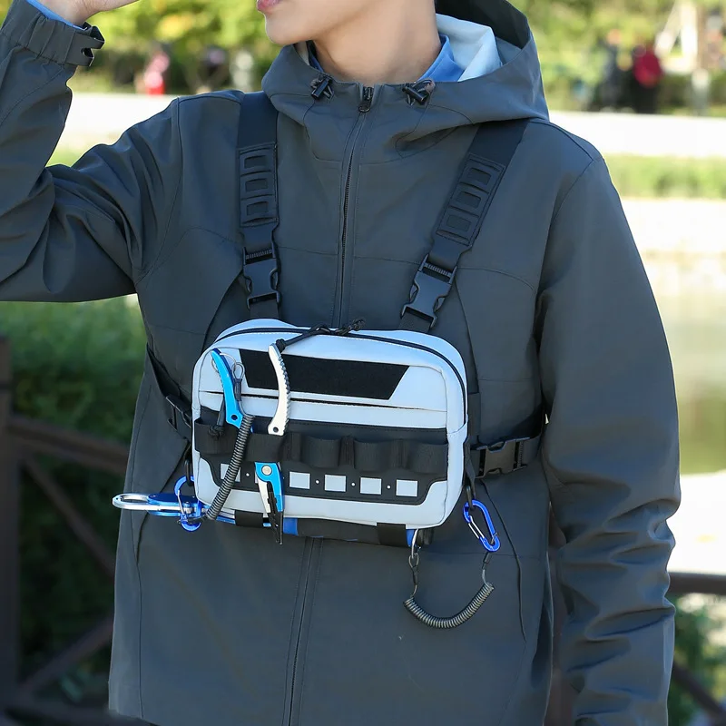 مقاومة للاهتراء أكسفورد Bula التكتيكية حقيبة صدر للرجال متعددة الوظائف سترة رياضية في الهواء الطلق حقيبة للحمل الرجال الصدر التمويه حقيبة الصيد #4