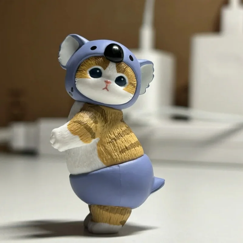 Caja misteriosa ciega Original Maofusandi Nyanpants lindo gato Kawaii gatito Cosplay conejo oso zorro Koala figuras Pand rojas