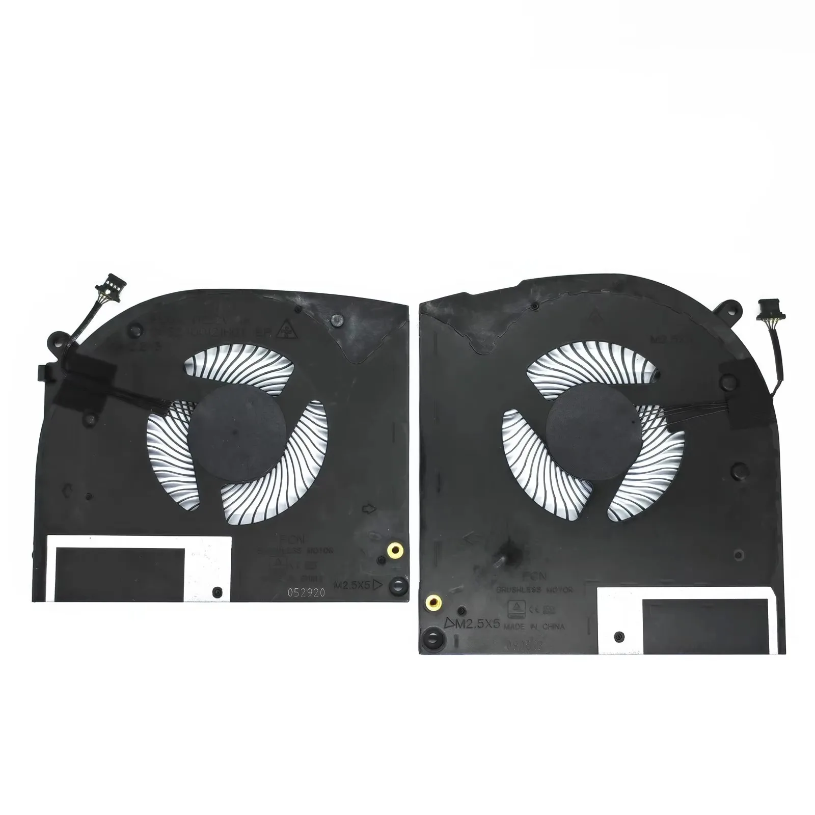 Replacement Lapto CPU +GPU Cooling Fan for Dell Alienware M17 R2 P41E P41E001 FLHX DFS2400121H0T FLHY DFS652512PN0T DC12V 1A Fan