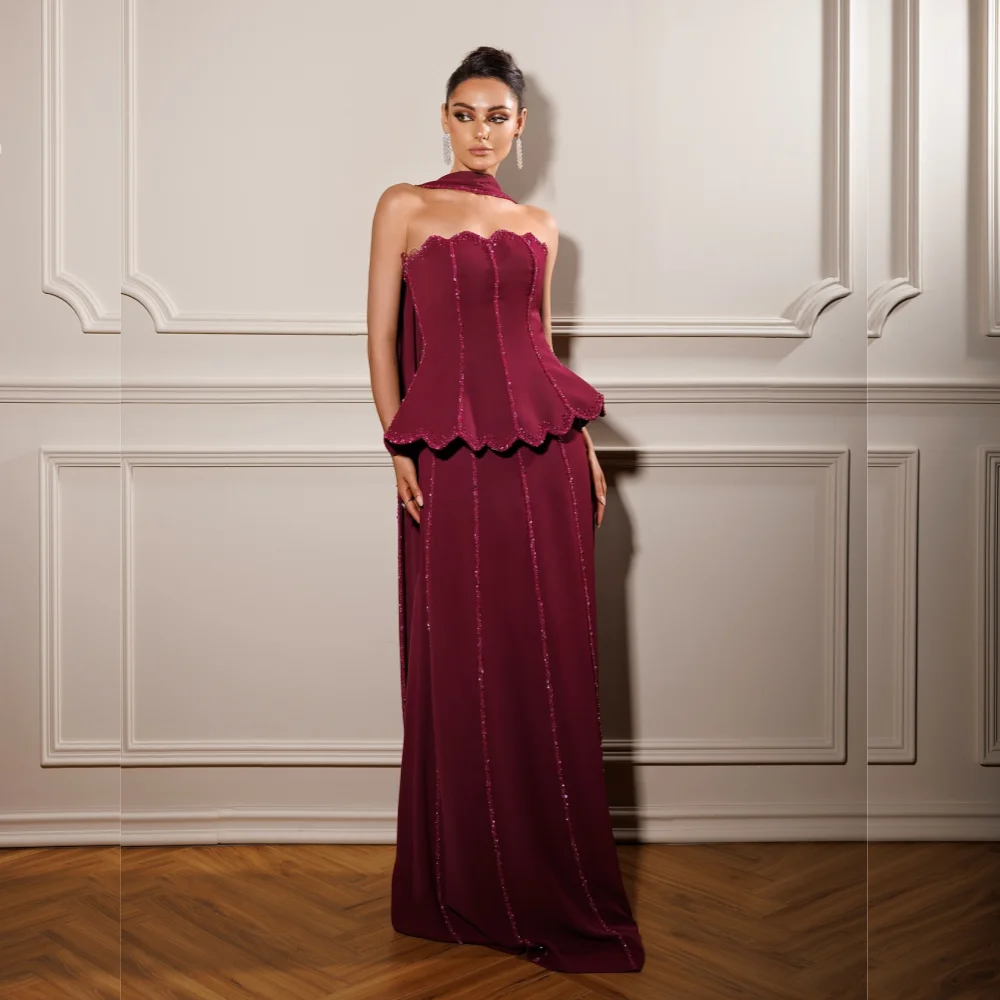 

Вечернее платье высокого качества по индивидуальному заказу, блестящие длинные платья трапециевидной формы без бретелек, элегантные платья для выпускного вечера, свадьбы на заказ