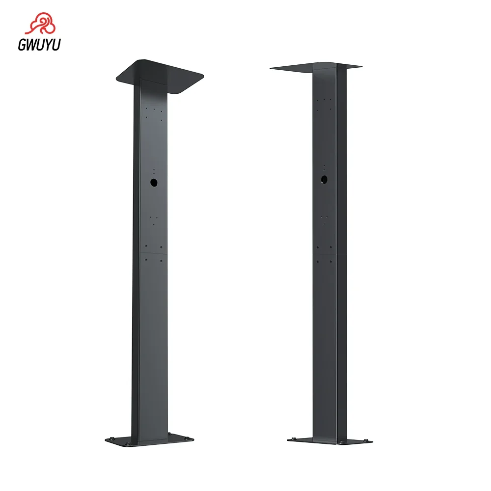 GWUYU EV Charging Station Pile Post Universal Upright Post Outdoor Weather-Proof Pedestal Holder Stand Type 1 Type 2 Charger