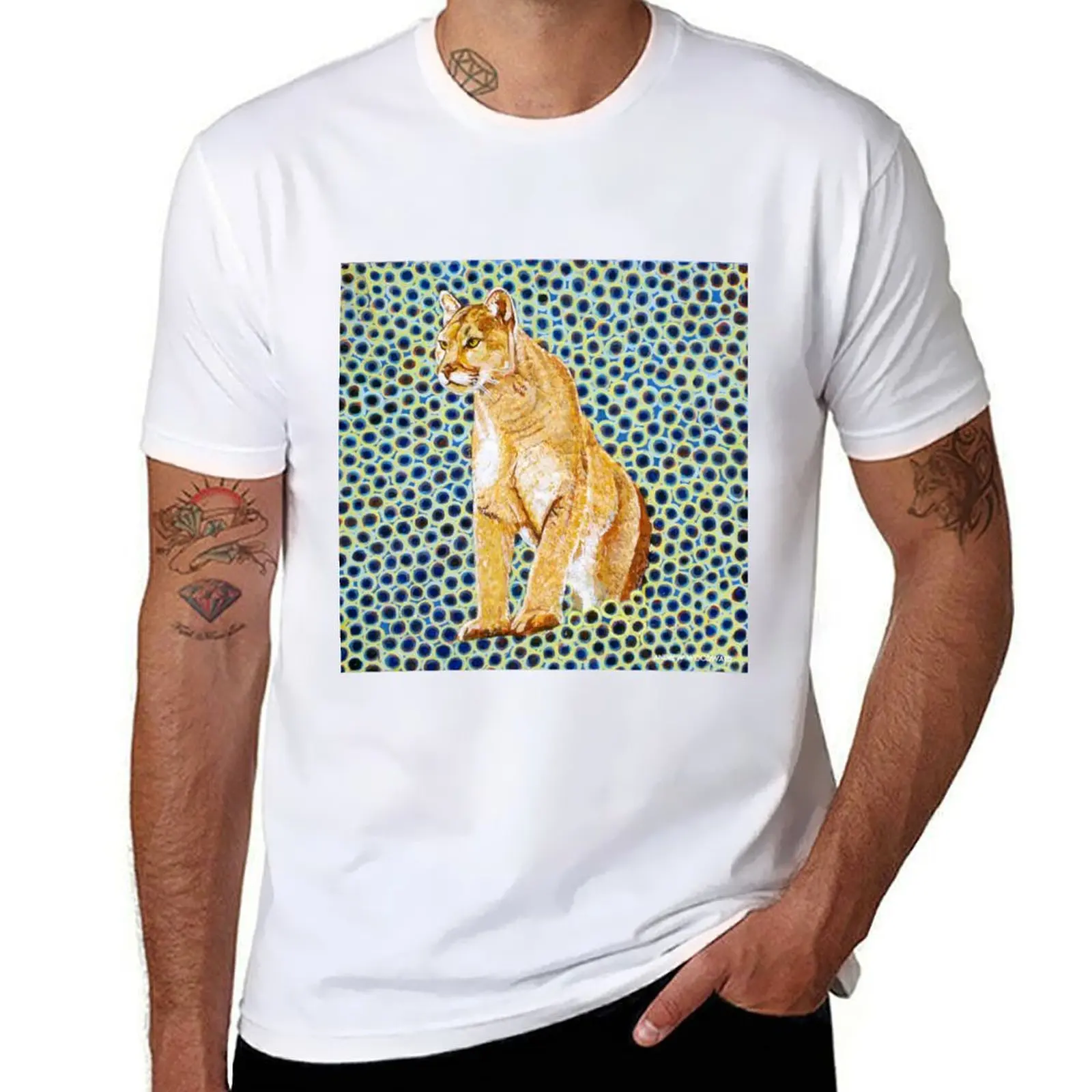 

Florida Panther T-Shirt man t shirt summer t shirt man plain t shirts for man cotton soft T-shirt