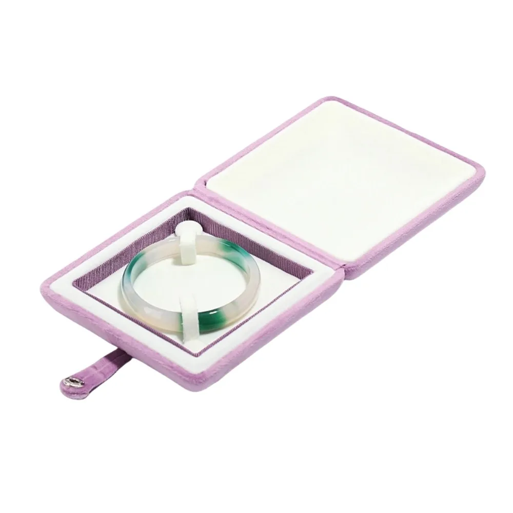 

Портативная однотонная бархатная шкатулка для драгоценностей, винтажная роскошная шкатулка для колец, пылезащитные украшения, держатель для ювелирных изделий, подарок