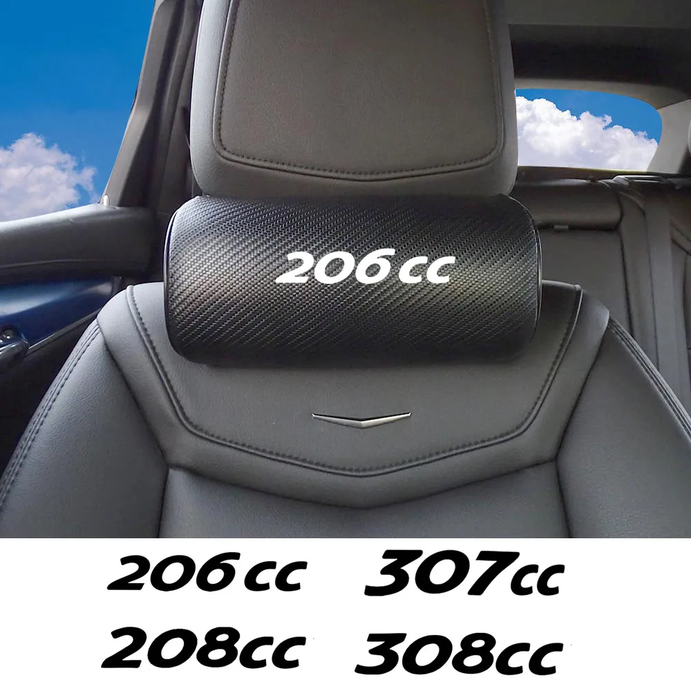 Car Headrest Cushion Car Seat Neck Pillow Neck Protection For Peugeot 206 CC 207 CC GTI 208 CC 306 CC 307 CC 308 CC Accessories