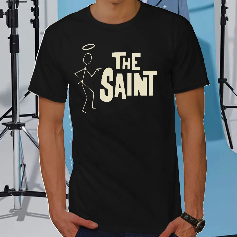 Camiseta Vintage The Saint: serie de TV Tribute To '60S, camisas de algodón, la mejor serie de acción antigua, camiseta de Tv de manga corta de verano
