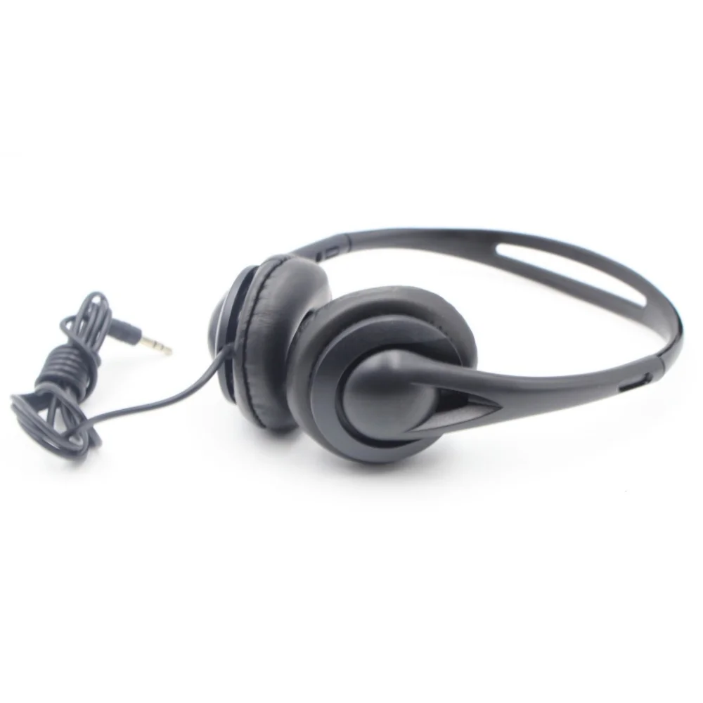 2Pcs Quality Classroom Headphones Disposable Earbuds Low Cost Headsets for School Classroom, fitness centers, spas, gyms