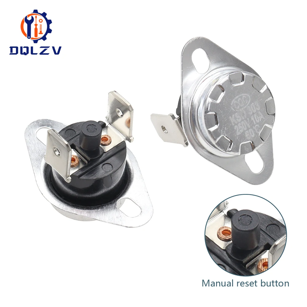 Manual KSD301/KSD303 45C-150C 50C 55C 60C 65C 70C 75C 80C 85C 90C 95C Degrees Celsius Reset Thermostat Temperature Switch