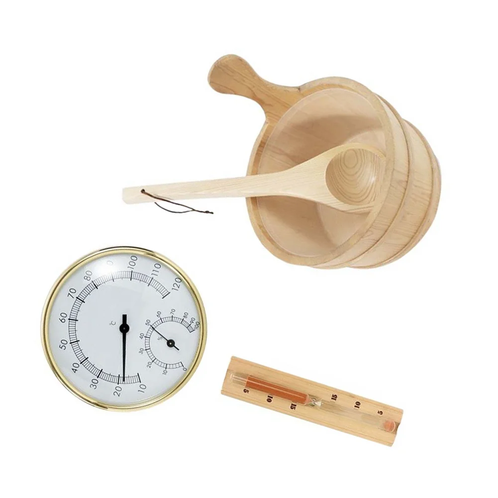 Sauna Ladle Spoon 30*30*27cm Sauna Accessory Set Complete Sauna Solution Hassle-free Setup Natural Wood Material