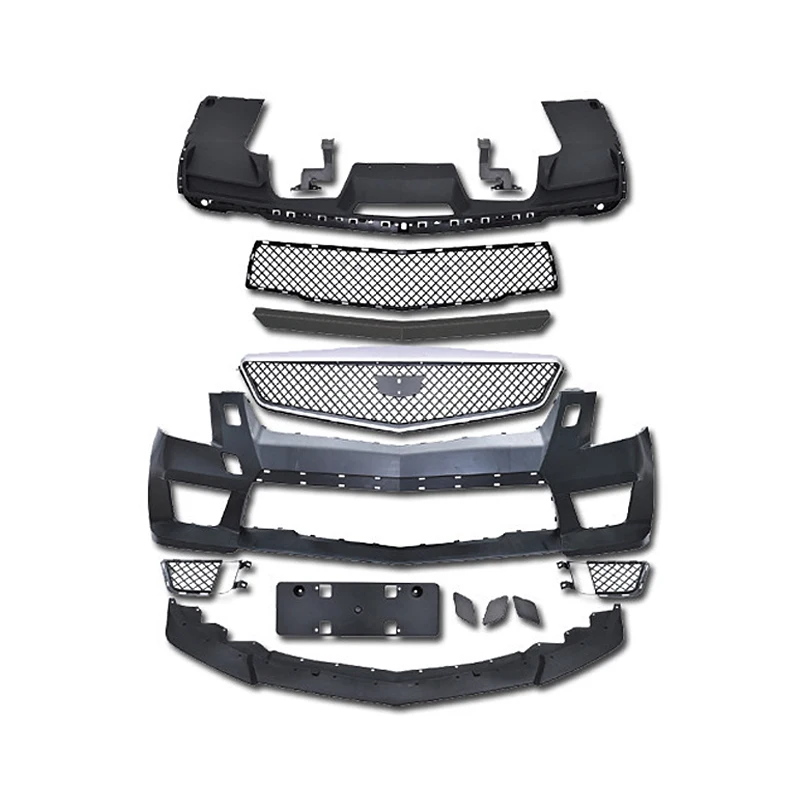 

Front Rear Bumper Guard for Cadillac Ats-L 2015-2022 Upgraded to Ats-V 2018-2018 Auto Body Kit