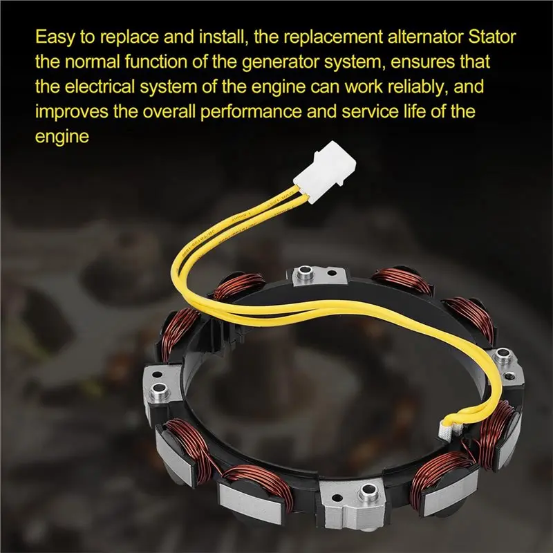 AU65-592830 Alternator Stator 10-16 Amp Voltage Regulator W/Spark Plug For Briggs & Stratton BS-592830 394890 393295 696458