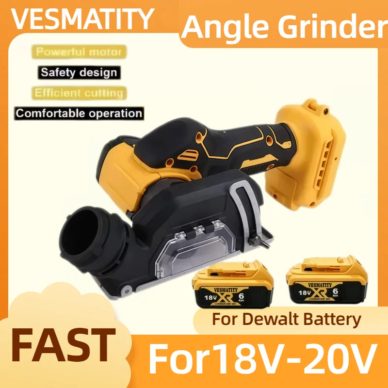 3 Inch Mini Angle Grinder Cordless Electirc CUT OFF Tool Cutting Circular Saw Power Tool For Dewalt Battery