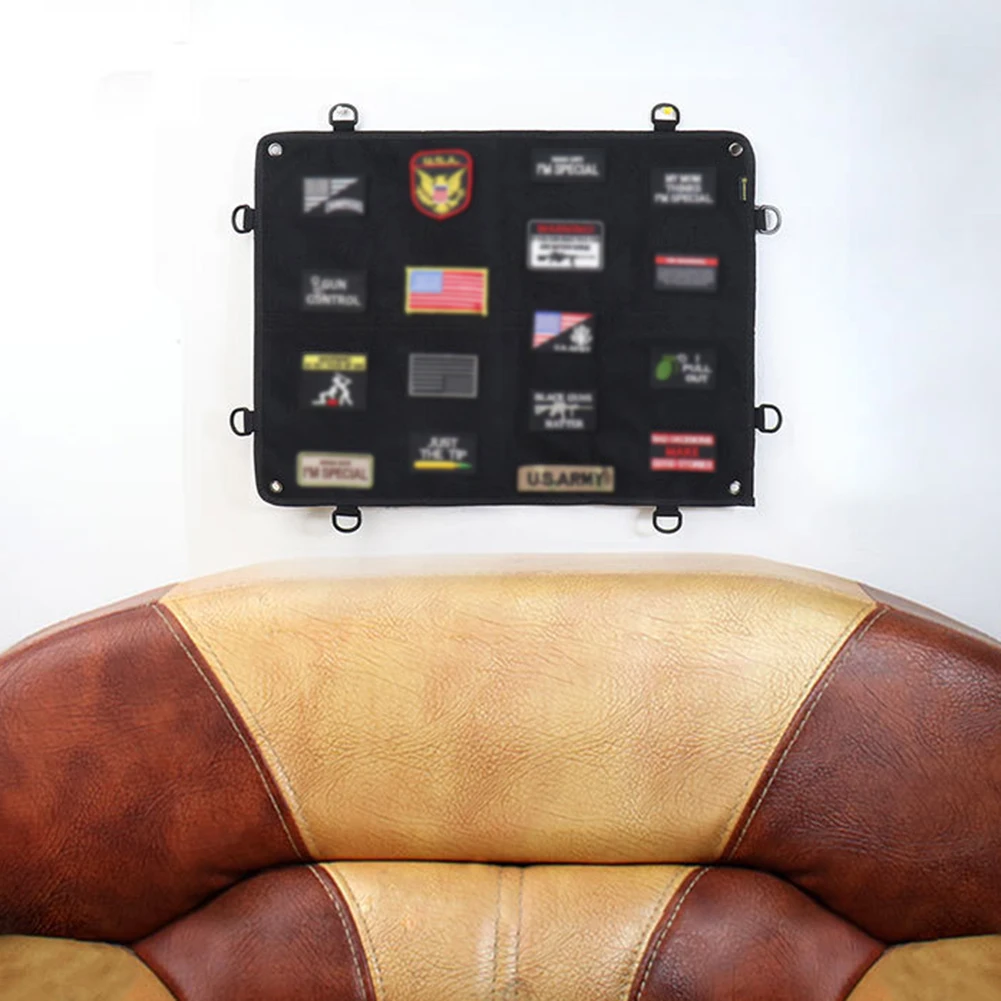 

Tactical Patch Display Board Foldable Patch Organizer Patch Wall Display Board for Military Army Morale Hook and Loop Emblems