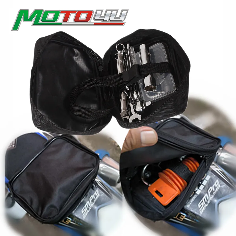 Universal Motorcycle Rear Bags Off Road Kit Naked Tool Bag Retro Storage Bags For Honda Tornado XR250 XR600 C650gt CRF450 XR350R