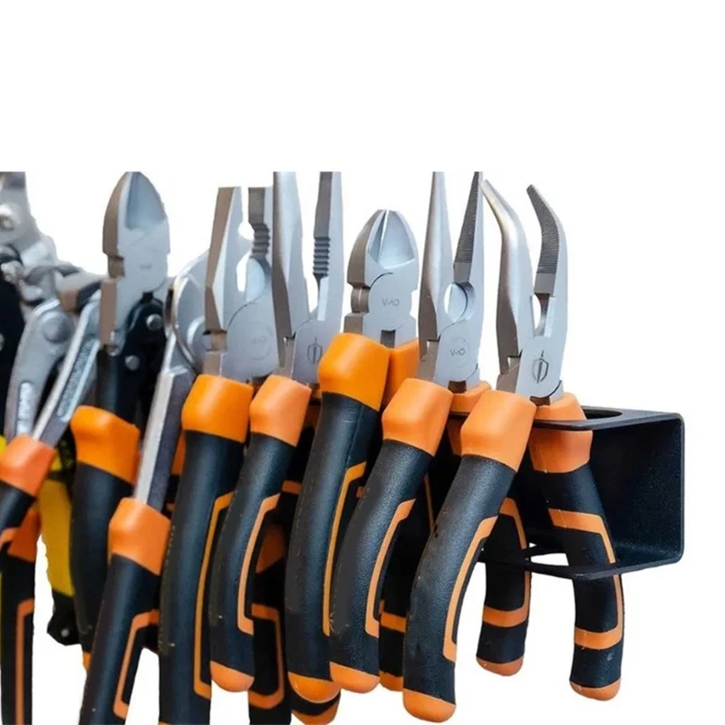 Wall Tool Rack For Efficient Screwdriver Plier Organization In Workshops