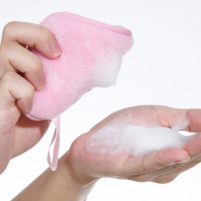 

Reusable Flannel Makeup Remover Pads For Washable Face Clean Sponge Blender Cleansing Puff Cloth Foundation Liquid Cream Tools