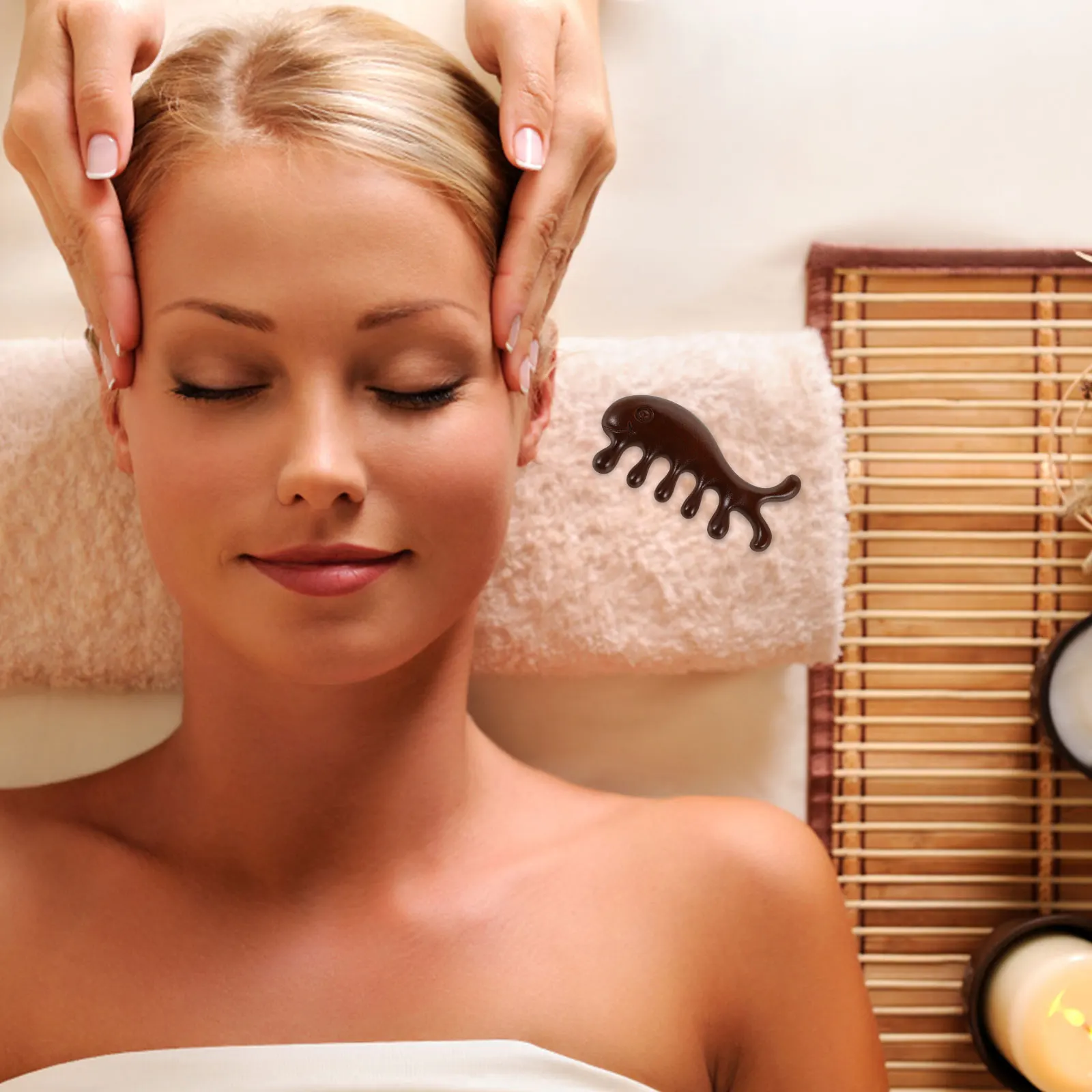 

Массажная расческа из натурального сандалового дерева против выпадения волос, удобный инструмент для массажа кожи головы, меридианная расческа для ежедневного использования