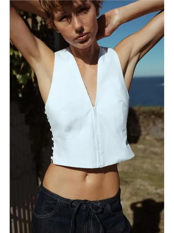 

Svel V-ne Vest Sle Top 8338730 Tortoll Decorations Skirt Pants 8338500 plus Size Summer Faion Women's Set