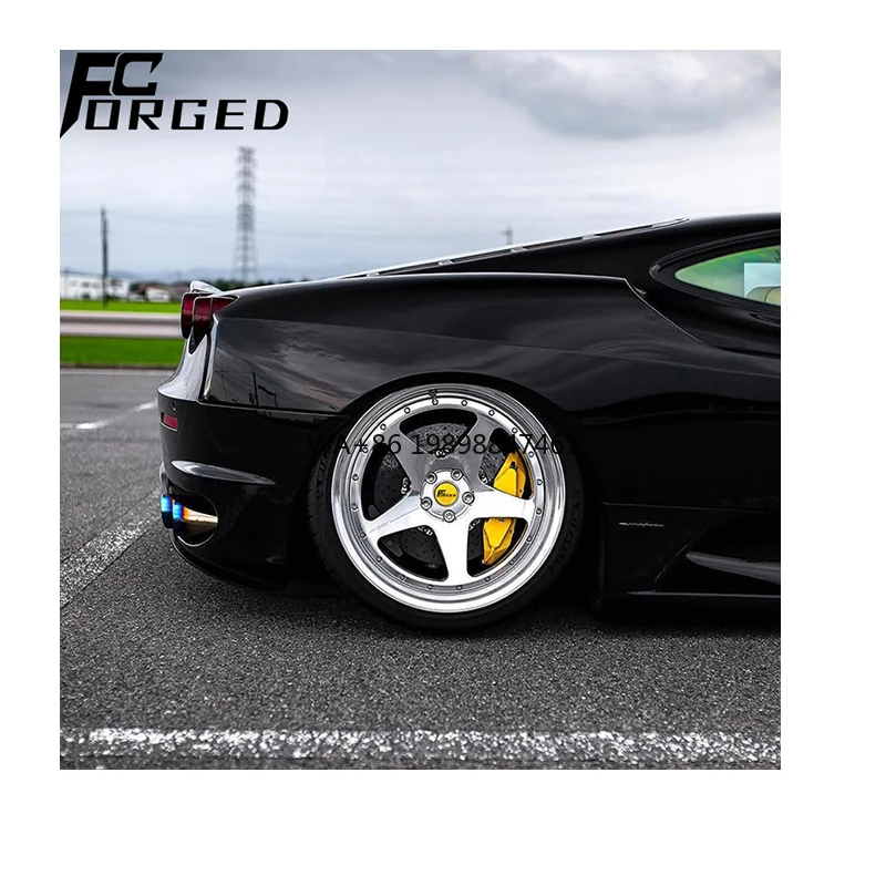 

Chinese Factory 1-piece 5 Hole 5x114.3 High-end Polished Finish Alloy Wheels Car Wheels for Luxury Car Car Upgrades Racing