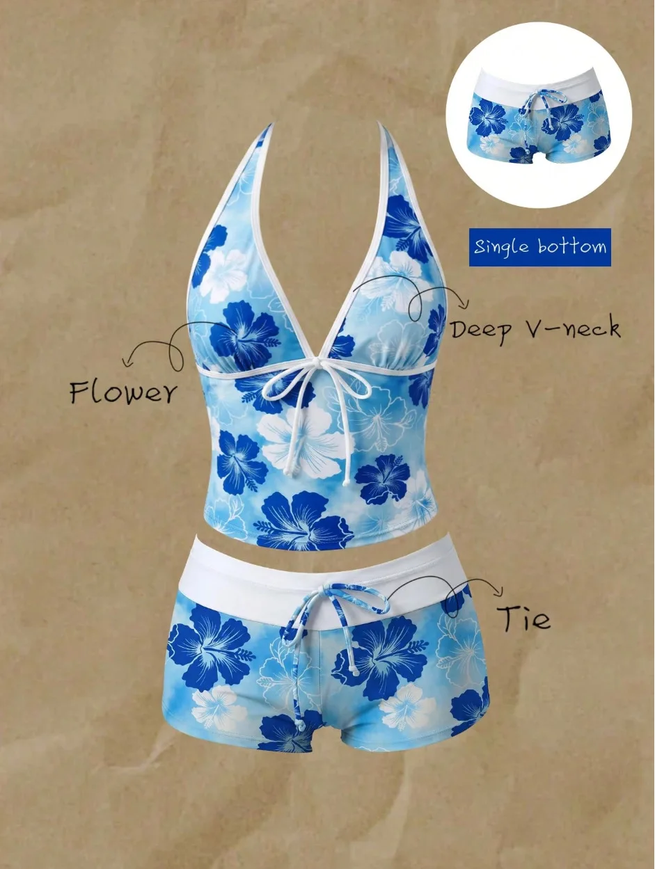 2026 New New Polka Dots Sexy Swimsuit Women's Split Bikini Polka Dots Two-Piece Suits