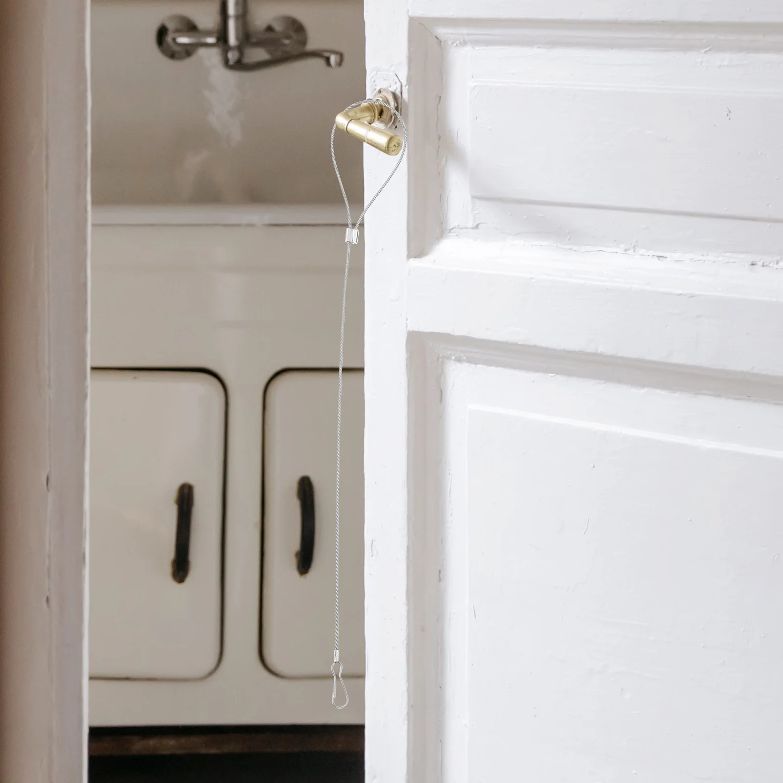 

3Pcs Anti-Fall Rope Heavy Duty Gate Latch Cable Pull for Outdoor Fence Gate Door Closure Easy Installation Flexible Cord Design