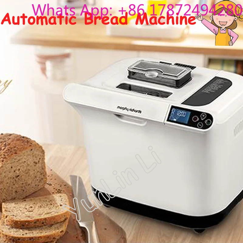 Automatic Bread Maker Intelligent Fruit-sprinkle Bread Machine Power Memory Bread Making Machine