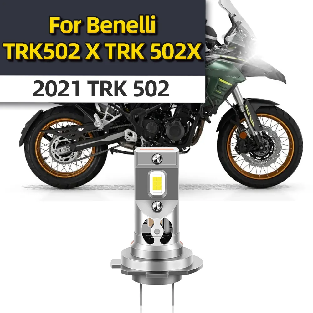 

For Benelli TRK502 X TRK 502X 2021 TRK 502 Motorcycle H7 LED Headlight 15000LM Super Bright Motorbike Head Lamp 12V Turbo Fan