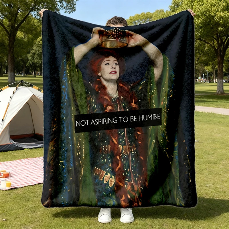 Not Aspiring To Be Humble Flannel Blanket Shakespeare Lady Macbeth Unhinged Rage Trendy Art Flannel Throw Equal Rights