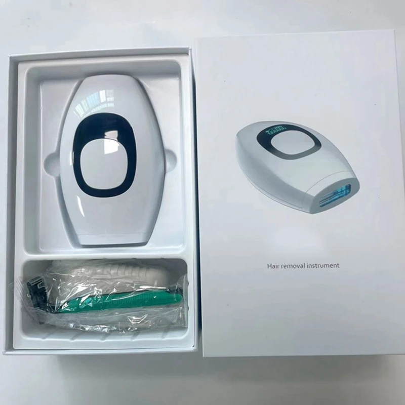 ABKR-Epilatore per depilazione per donna Depilatore flash Impulsi LCD Epilatore permanente Depilazione indolore, Spina americana