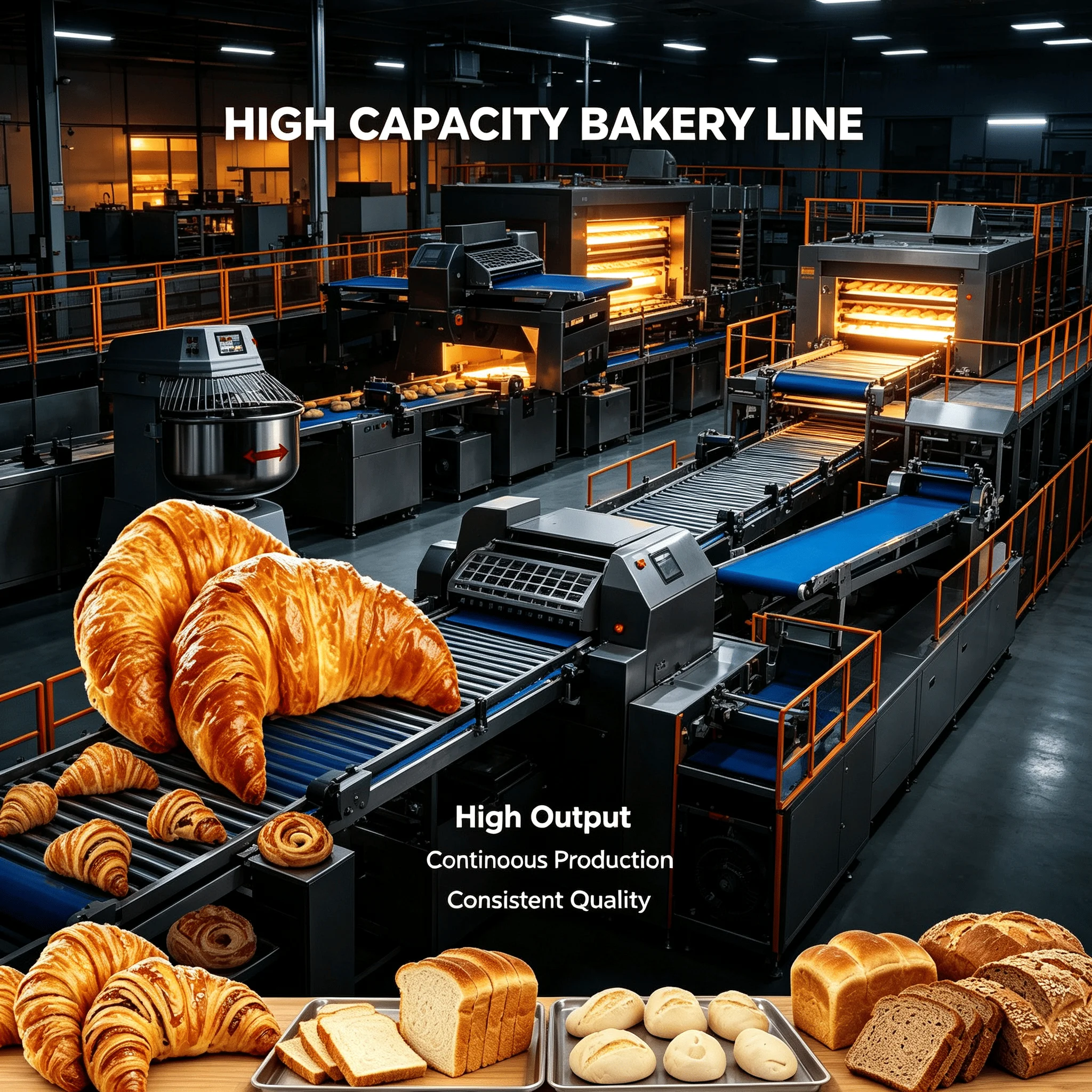 Flatbread Manufacturing Line All-in-one Bakery Equipment for Arabic Bread & Simit Customized