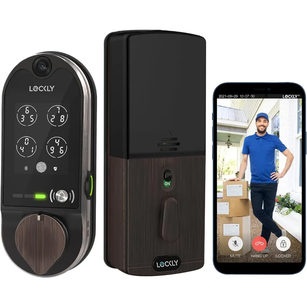 

Vision, интеллектуальный замок для видеодверного звонка, двусторонний аудиозамок без ключа, отпечаток пальца, цифровая клавиатура, интеллектуальные замки Wi-Fi f