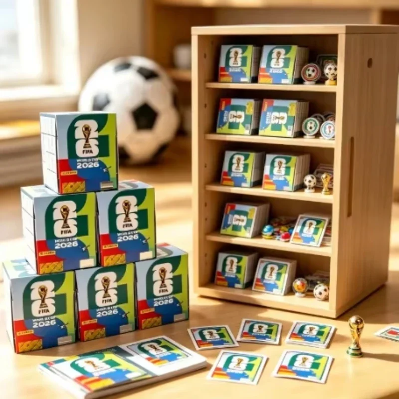 1:1  Genuine Panini Official FIFA World Cup Soccer Cards Sticker Packs & Album Limited Edition Collection Soccer Memorabilia Set