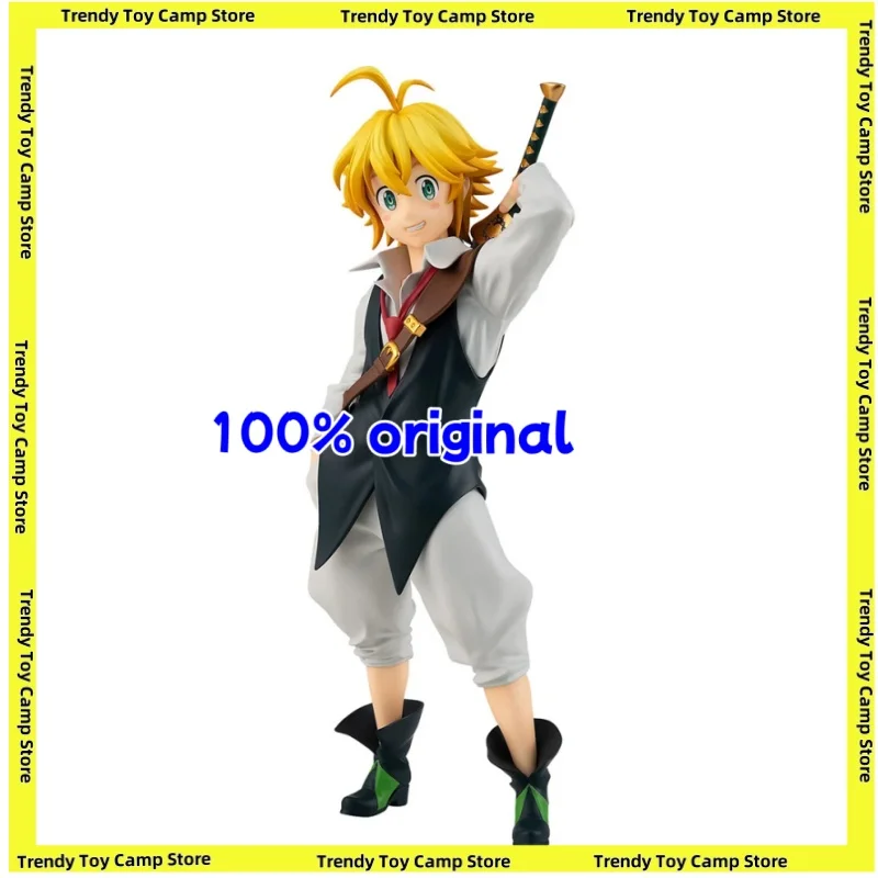 100% Original véritable les sept péchés capitaux Meliodas japon Anime Figure modèle jouet cadeau