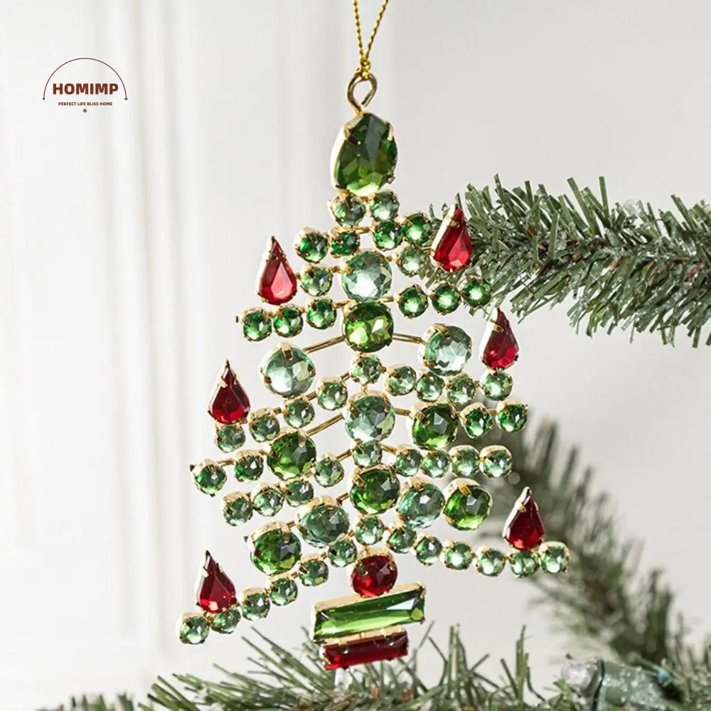

Acrylic Christmas Ornament Delicate Waterproof Christmas Tree Pendant Creative Colorful Hanging Ornament Window