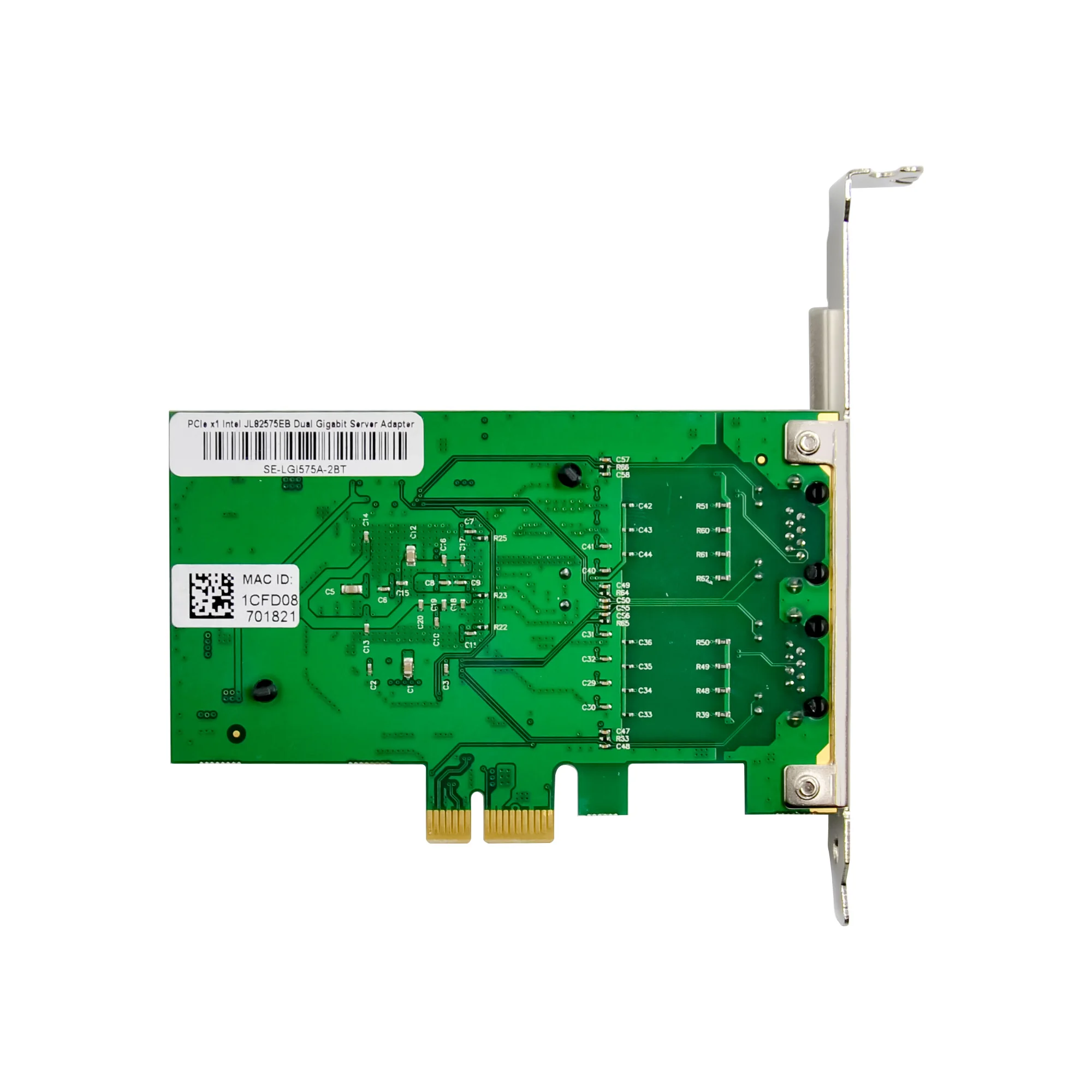 SUNWEIT ST725 PCIe X1 Intel 82575 Dual- RJ45 جيجابت إيثرنت NIC